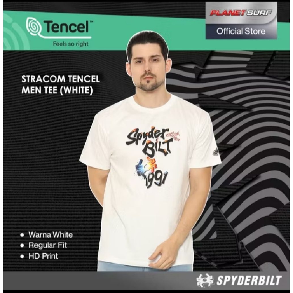 spyderbilt kaos lengan pendek pria stracom ORI