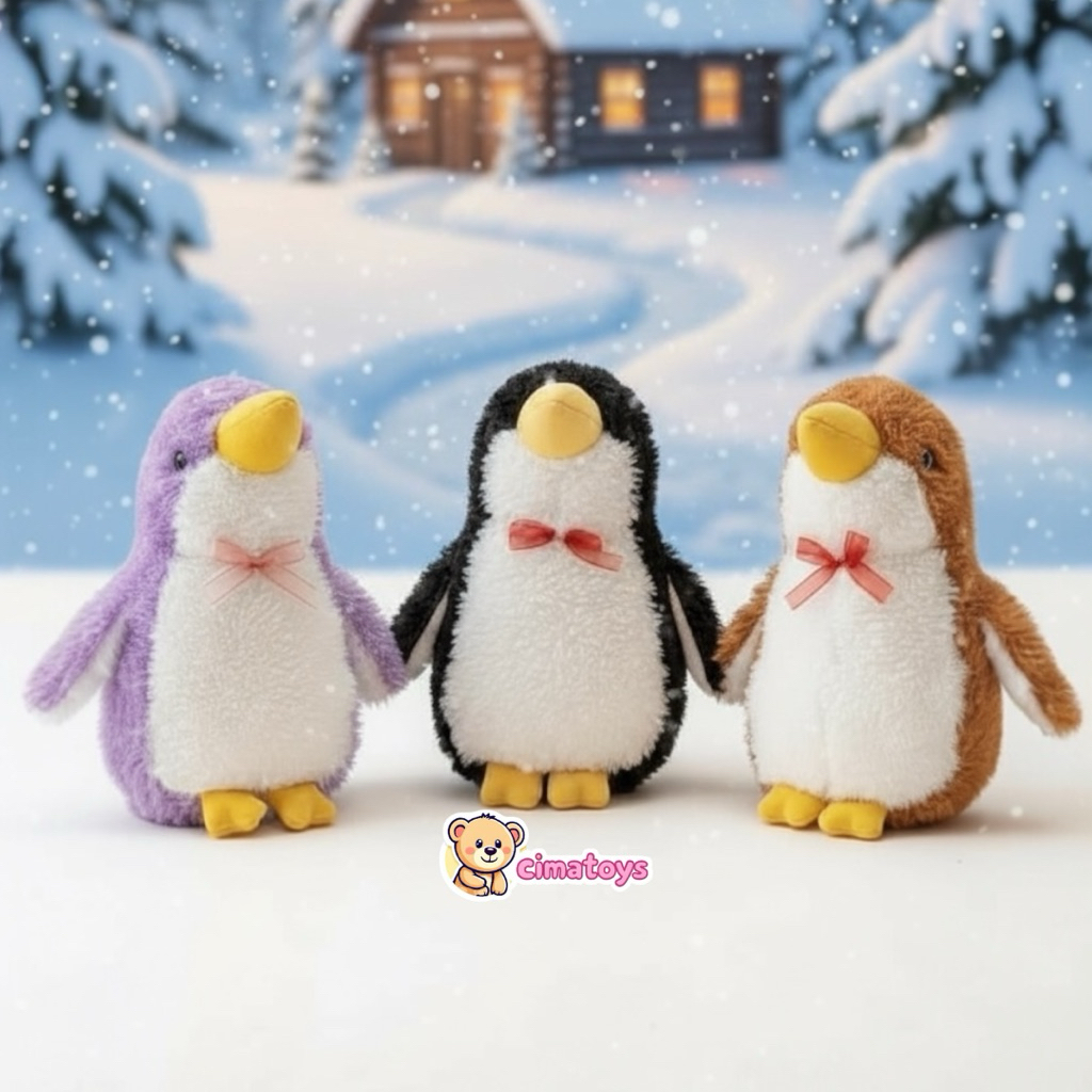 BONEKA PINGUIN S/ Mainan Anak Pinguin/ Boneka Edukasi Anak