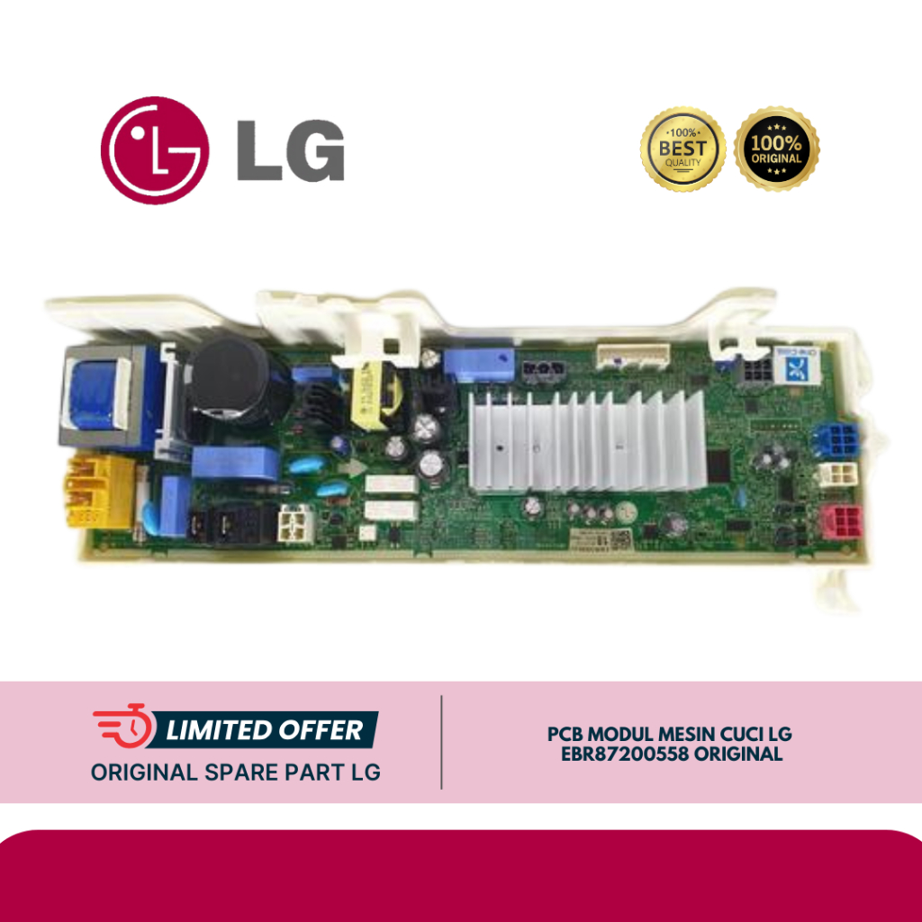 PCB MODUL MESIN CUCI LG EBR87200558 FV1409S3W