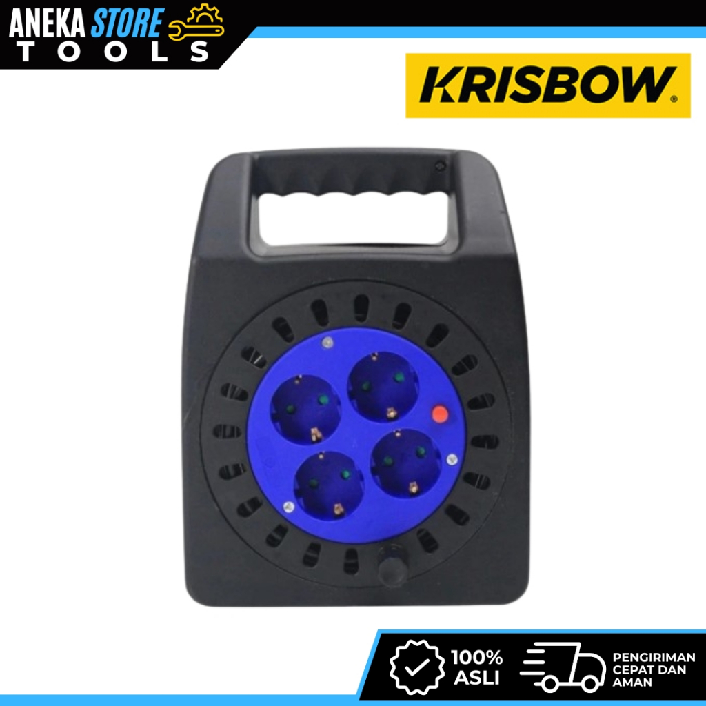 Krisbow Kabel Roll 15m / CABLE REEL 1.0MMX15M