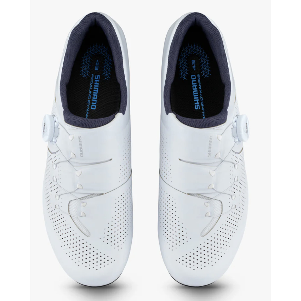 SEPATU SEPEDA SHOES SHIMANO RC302E WHITE SHIMANO CLEAT SHOES RC3 WIDE