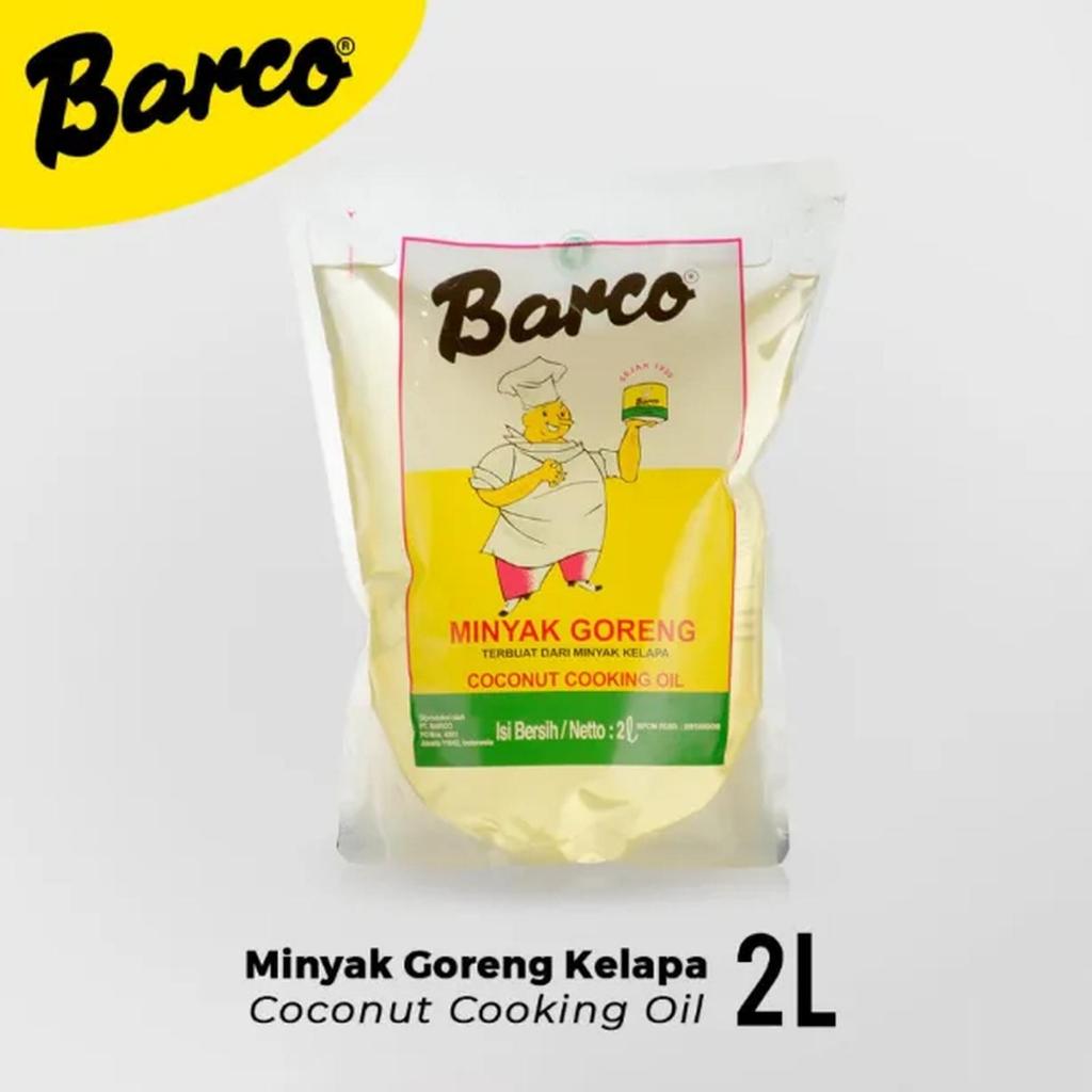 Barco minyak goreng 2 liter Pouch / Minyak goreng Kelapa