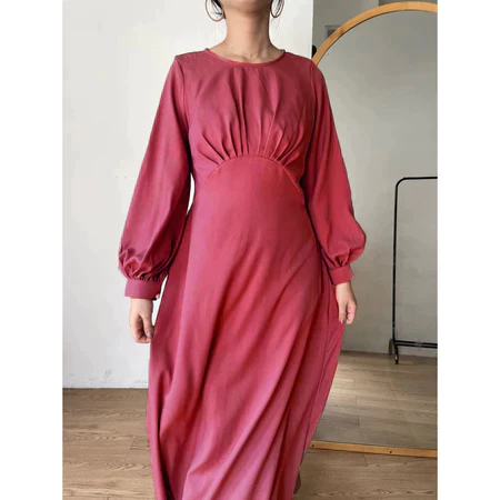 SHENNA MAXY DRESS STIN BRIDESMAID KONDANGAN GAMIS SILK PREMIUM POLOS READY JUMBO