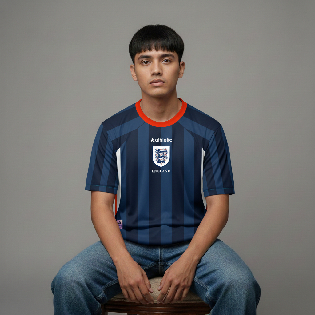 ATHLETIC SPORTWEAR - Jersey Bola Fantasy England GK 1997-1999 Fullprinting Casual - Atasan