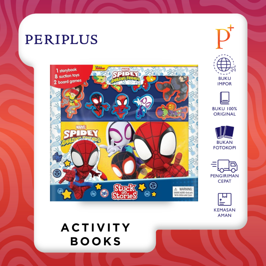 Marvel Spidey & Friends Stuck On Stories - 9782764371343