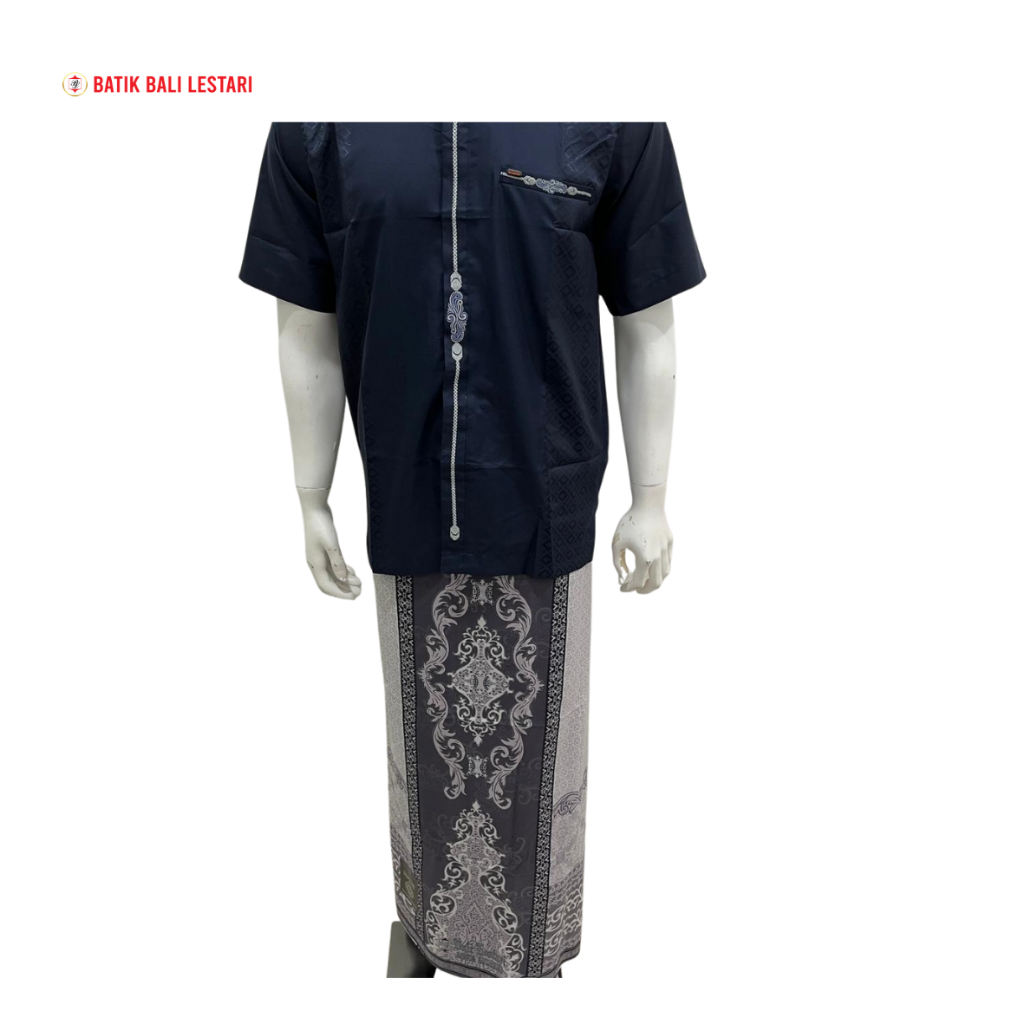 Batik Bali Lestari Sarung Samarinda Harum Cendana Abu Muda Keunguan (2591)