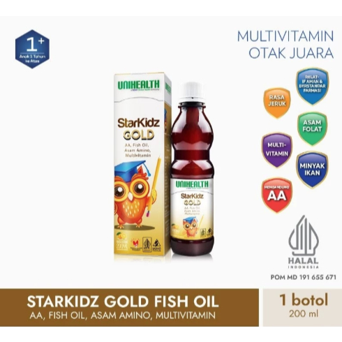 Suplemen Anak untuk Perkembangan Otak Optimal STARKIDZ GOLD Unihealth