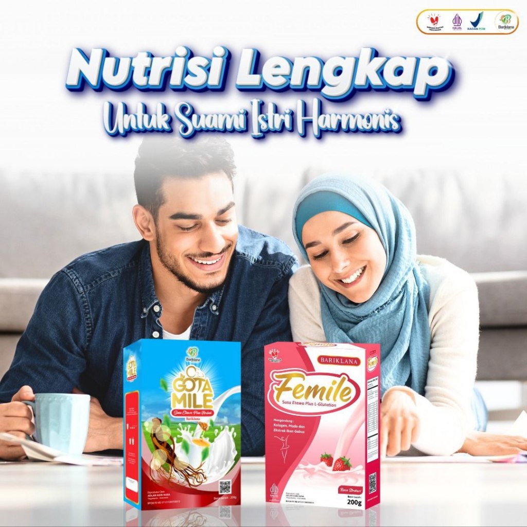 Susu Promil Suami Istri Gotamile Femile Penyubur Kandungan Paket Suplemen Promil Suami Istri