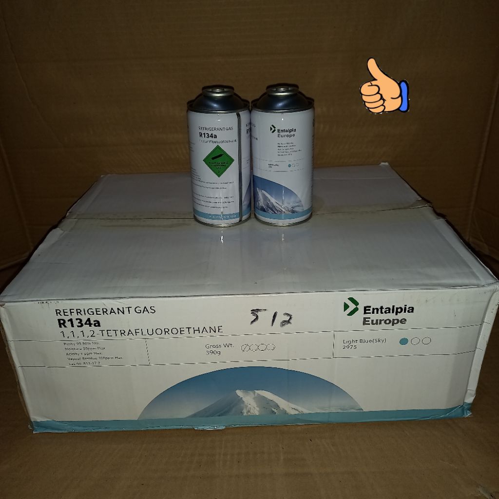 ENTALPIA REFRIGERANT MINI R-134A 390GR  ISI 30 PCS