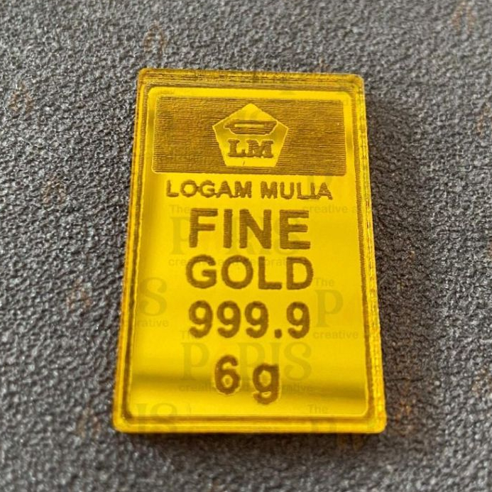 Replika LM bahan akrylic fine gold hiasan mahar Lengkap