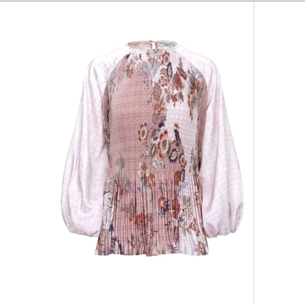 Benang Jarum x Raisa - Festive finesse Pleated Blouse