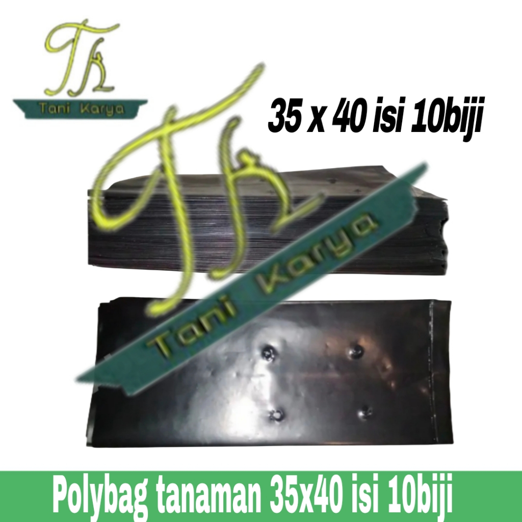 POLYBAG TANAMAN UKURAN 35 x 40 ISI 10 BIJI/POLYBAG 35x40 ISI 10BIJI