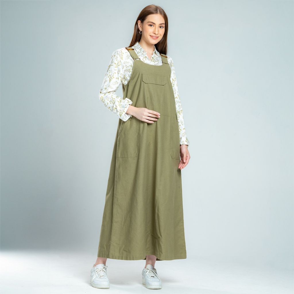 C2 Overall Green Veneto Wanita