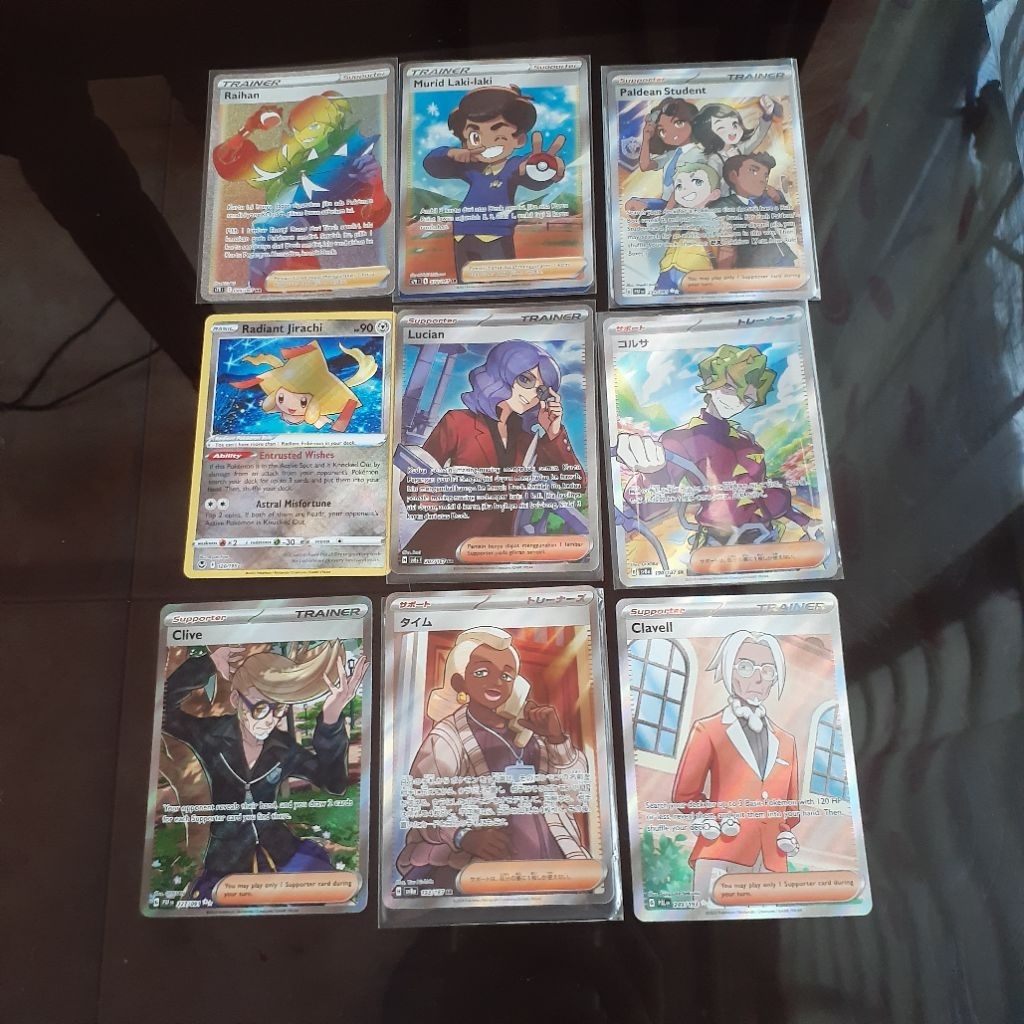 [Part 07012605] Pokemon Trading Card Game TCG ID/EN/JP SR/HR/RADIANTRaihan Lucian Clavell Clive Pald