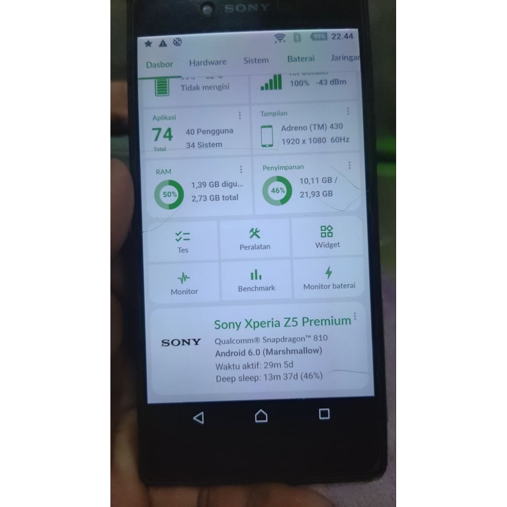 sony z5premium(docomo)