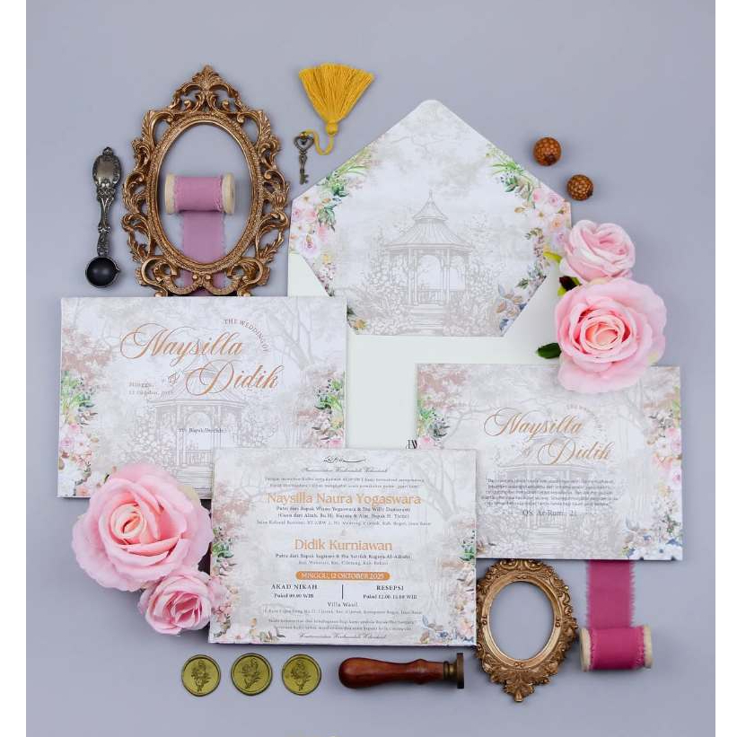 UNDANGAN HARDCOVER + AMPLOP