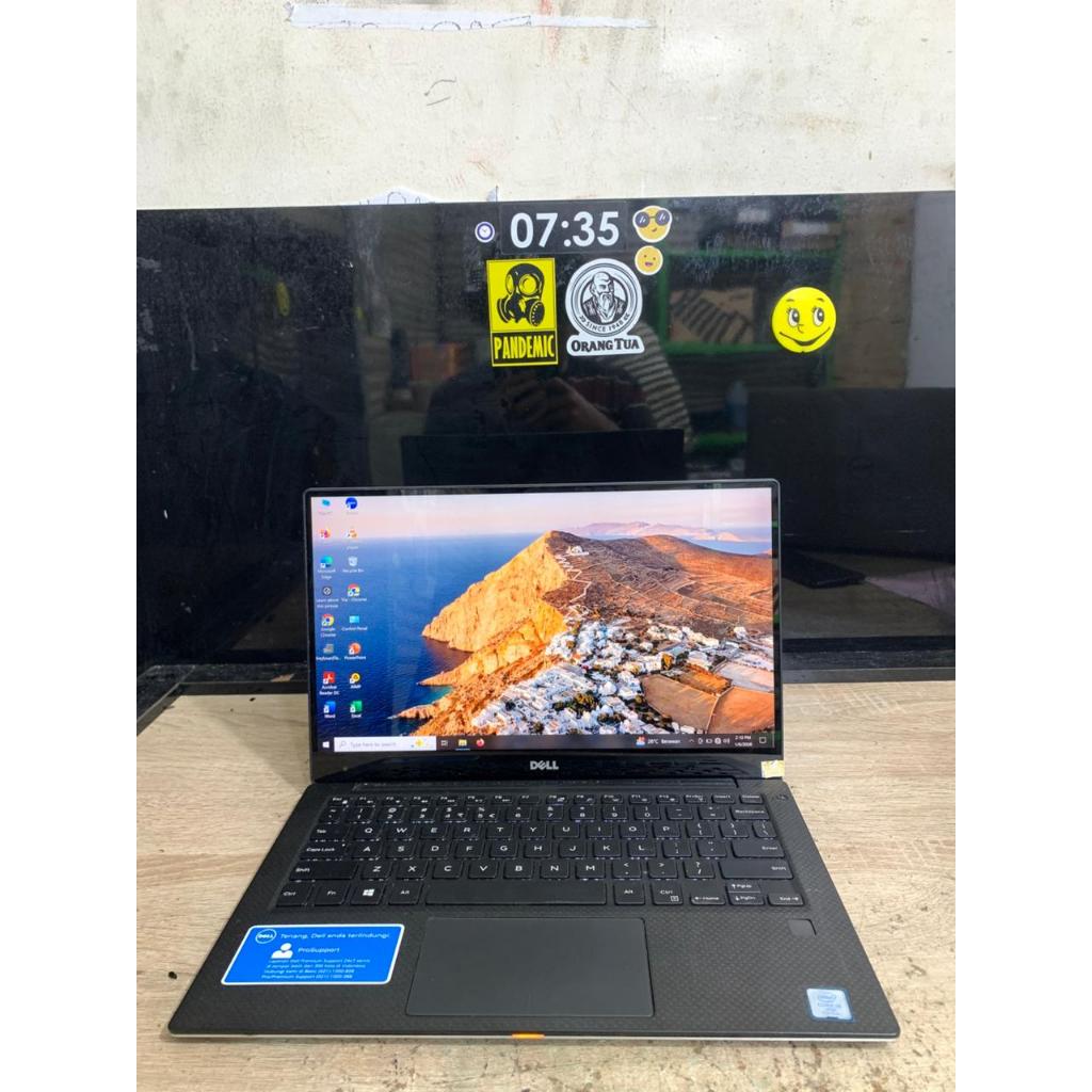 Dell Xps 13 - 9360 Minus Touchscreen / Core I5-7300U ( Gen 7 ) / Ram 8GB 256GB Ssd / Resolusi Layar 