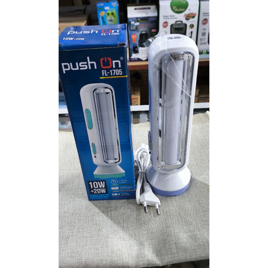 senter+lampu emergency push on fl 1705