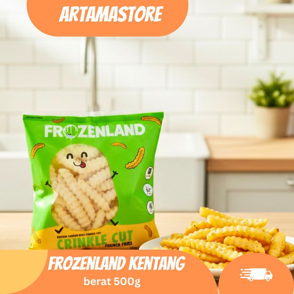 [FROZENFOOD]frozenland kentang 500gram