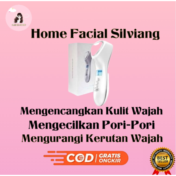 Setrika Wajah Silviang Skin Care Generasi #3 KK Indonesia, Alat Pengencangan Kulit Wajah