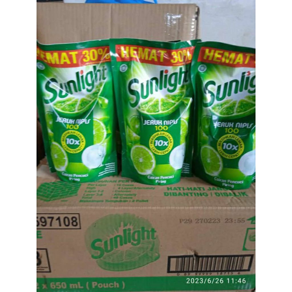 Sunlight 650ml 1dus isi 12pcs