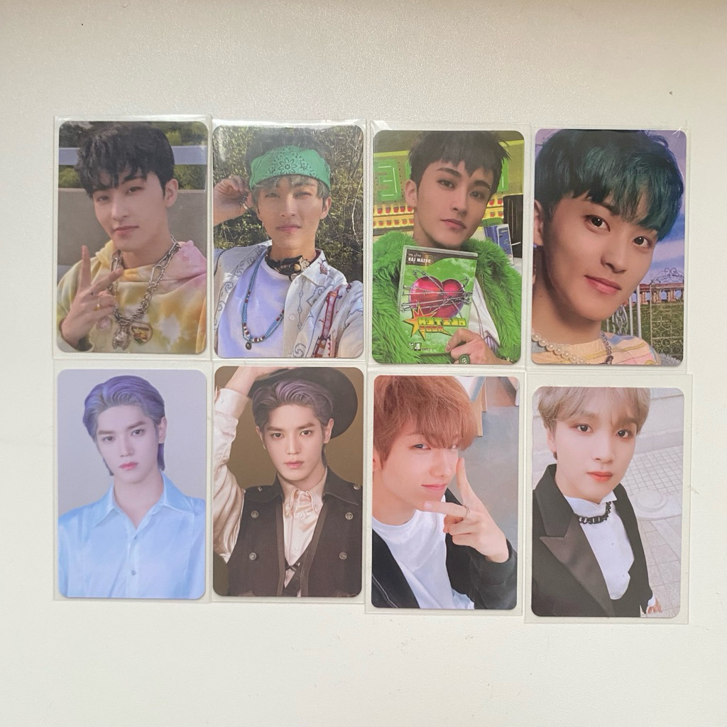 PC NCT DREAM NCT 127 OFFICIAL PHOTOCARD ALBUM HELLO FUTURE GLITCH NCTZONE WE BOOM MARK DICON TAEYONG