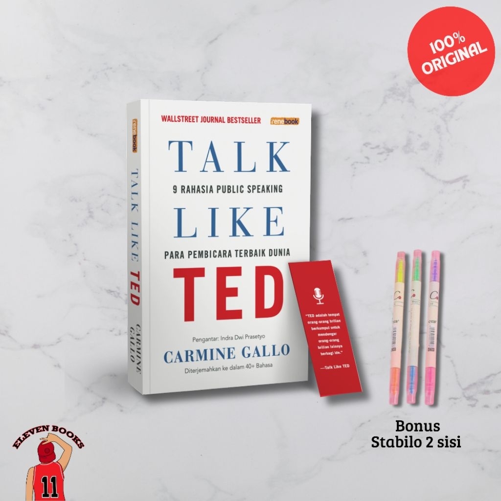 Eleven Books Buku Talk Like TED - Carmine Gallo (Renebook)