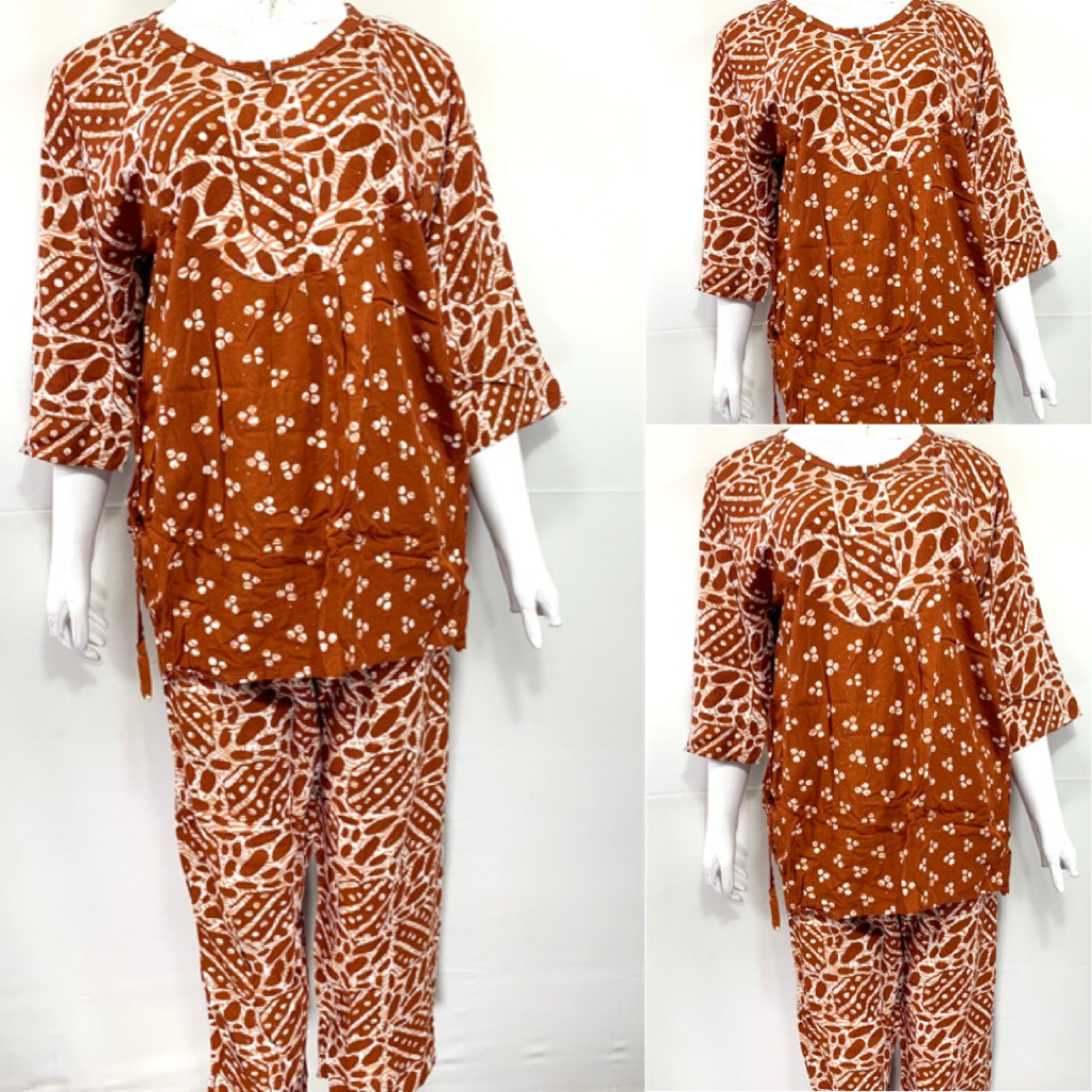 Sikobajutidur - Stelan Batik Putri Diana Lengan 3/4 | CP Putri Diana STELAN BATIK WANITA| By Batik M