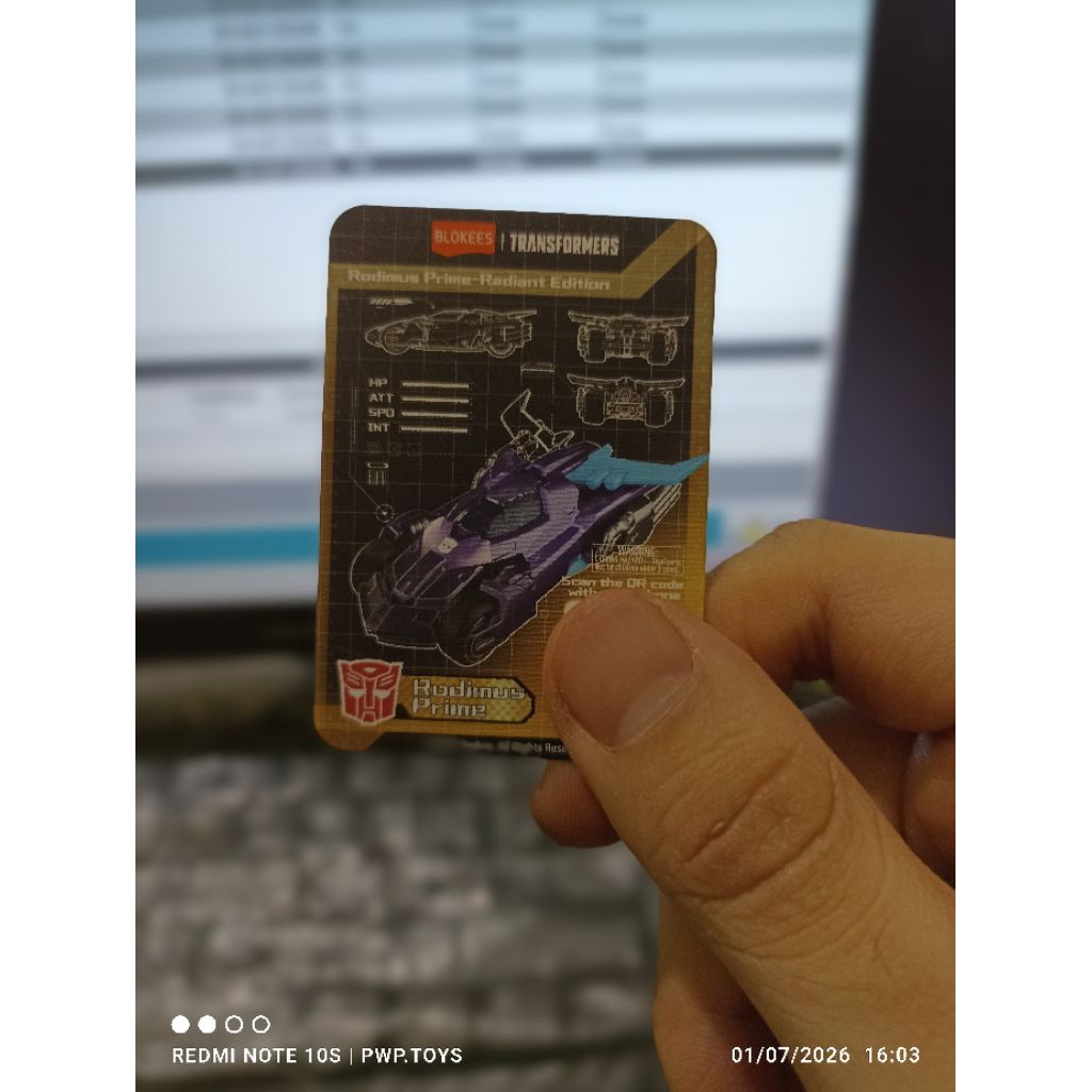 Blokees Wheels Transformers C01 Rodimus Prime Radiant Edition