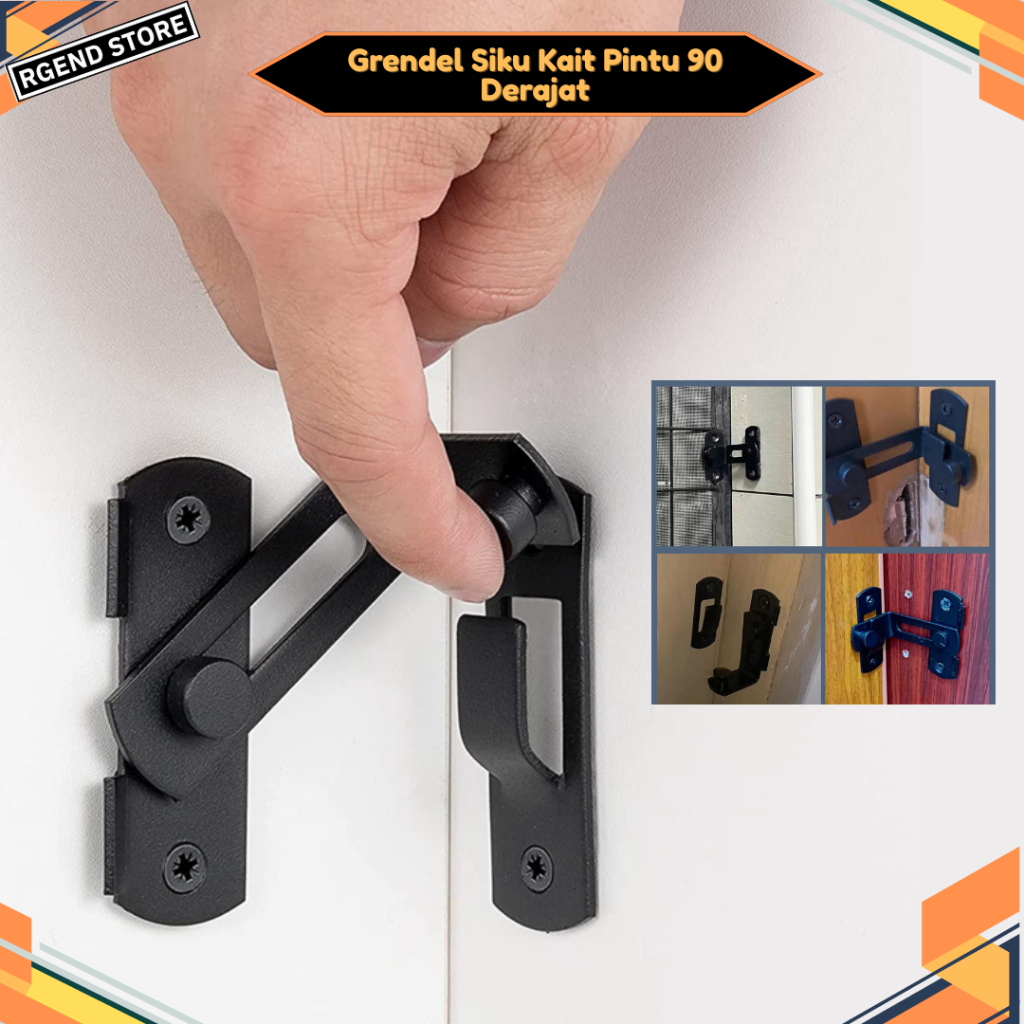 Grendel Kait Siku Pintu Geser Sliding Kait Kunci Siku Kait / Skor Siku Pintu Grendel Siku Kait Pintu