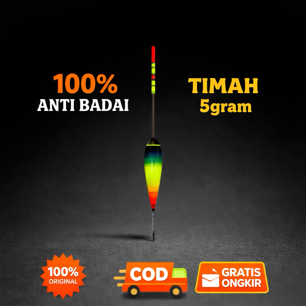 Pelampung Pancing Anti Badai Sensitif - Medan Liar Panjang 20cm