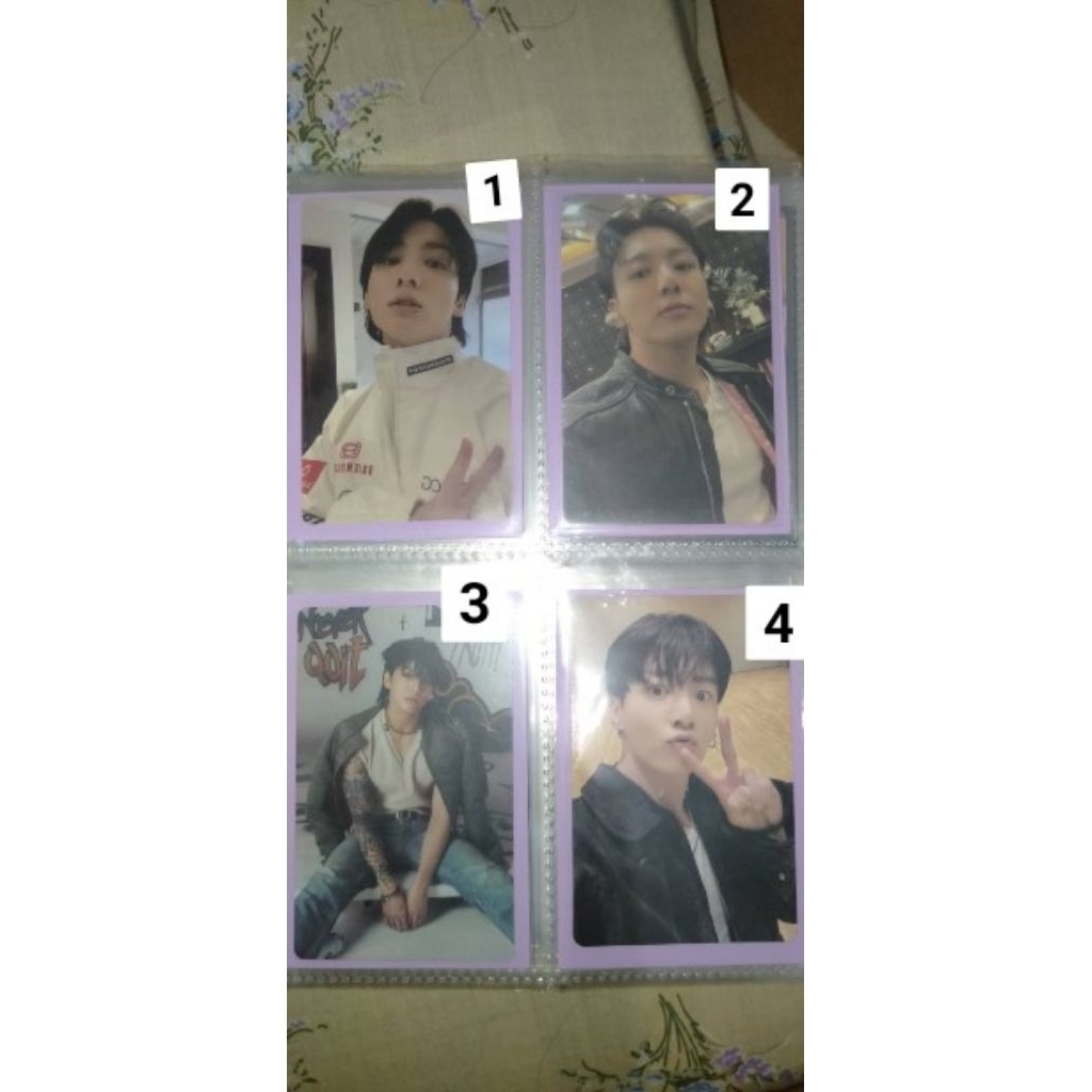 Photocard Lucky draw Golden  Jungkook BTS official (JK racing, LD JK PWS, LD JK YZY, POB Weverse)