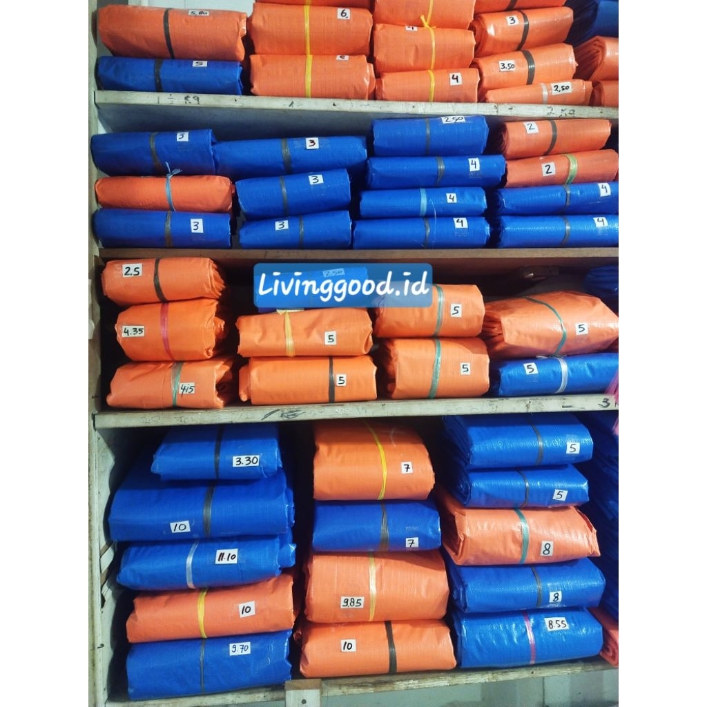 Terpal Makmur Meteran / Terpal mobil / terpal tenda meteran ecer/ terpal plastik / terpal penutup ba