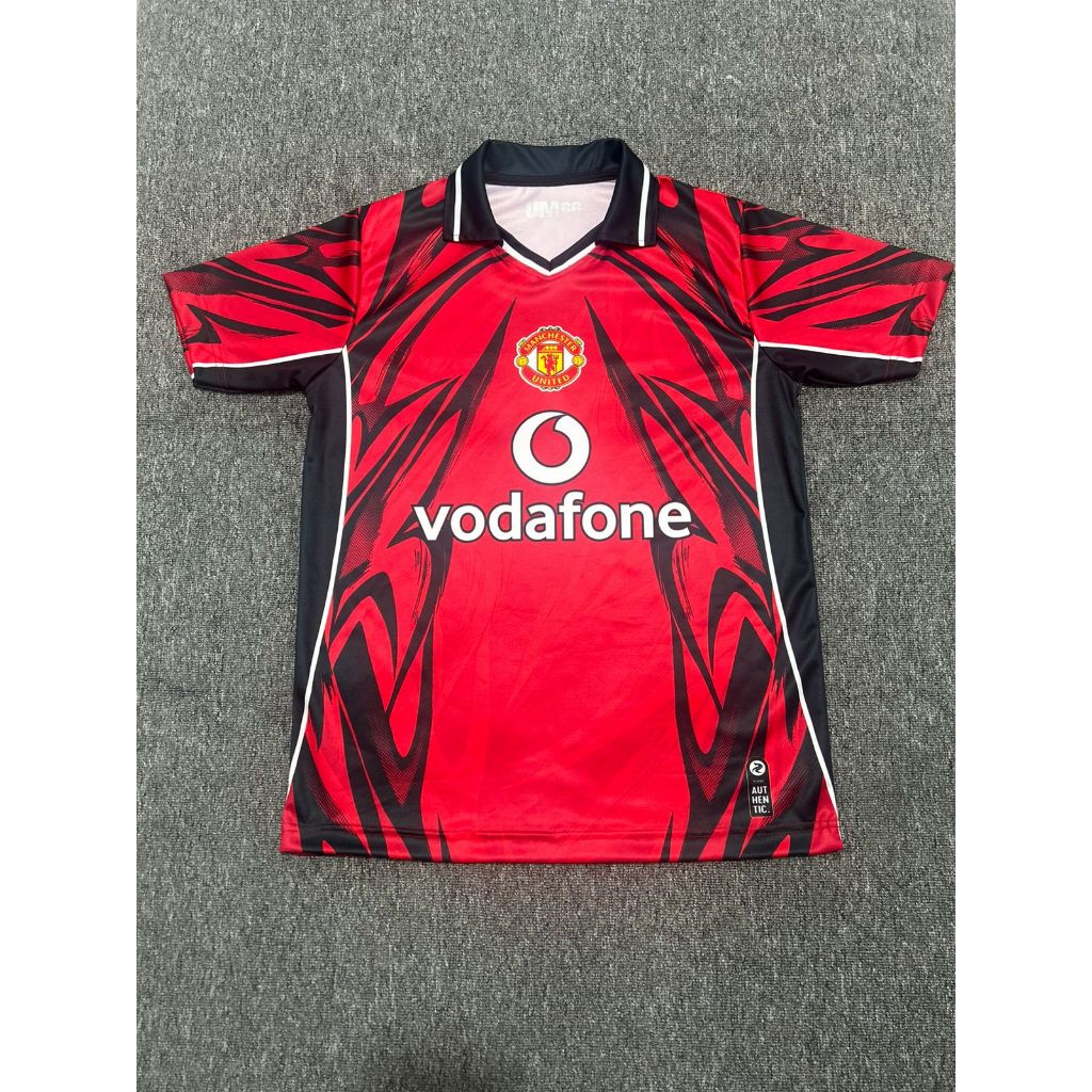 Jersey MU Merah Vodafone 6.0 by rsport indonesia full printing - Baju mu merah hitam vodafone fantas