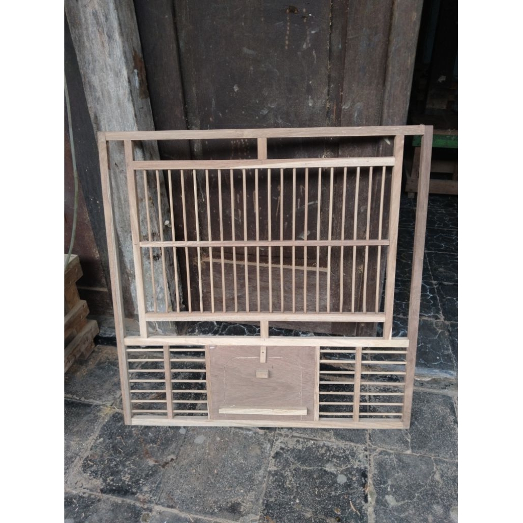 pintu kandang box merpati 70 cm x 70 cm  4 pcs (plus jeruji bambu)