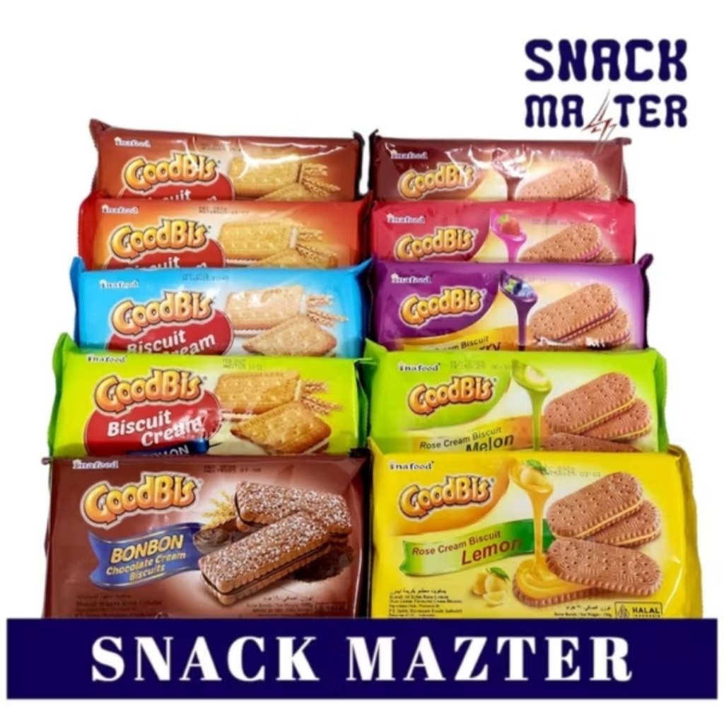 Biskuit Inafood Goodbis Varian Lengkap 190g