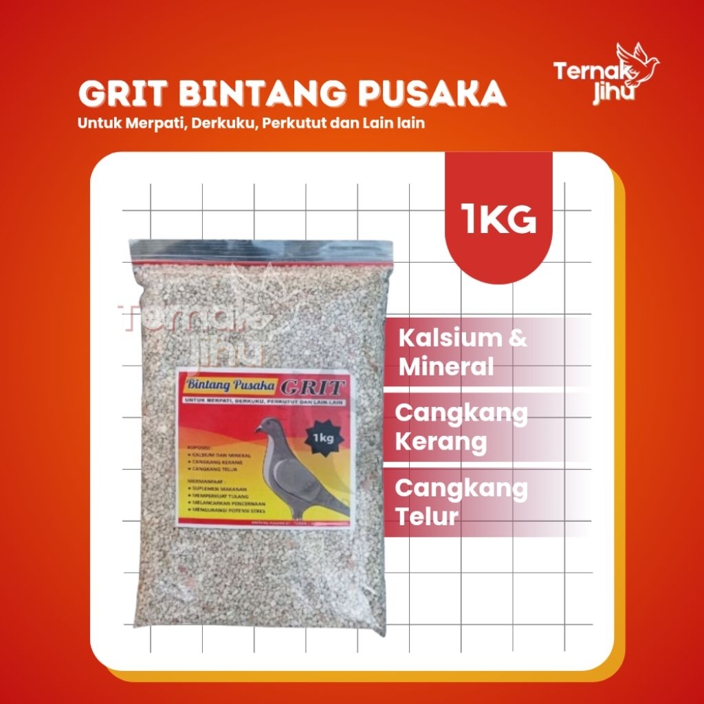 GRIT Bintang Pusaka - Asinan Burung Merpati Perkutut Derkuku dll