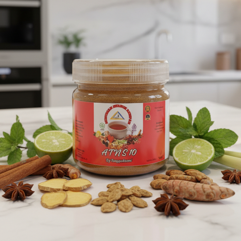 TUNGGAKSEMI Atns10 Jahe Merah Habbatussauda Kapulaga Lada Hitam Cabe Jawa Gula Aren 200 gram