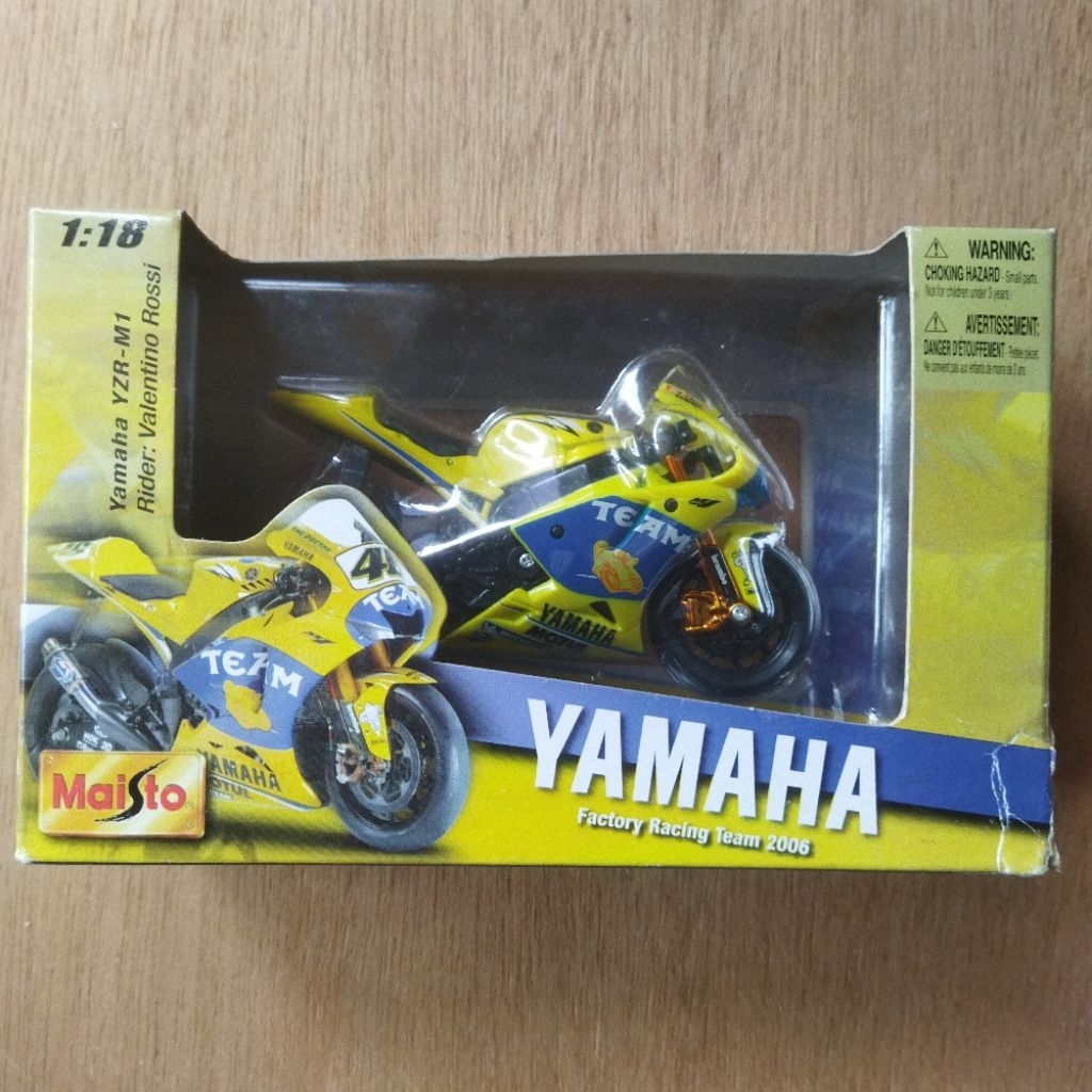 Valentino Rossi 1:18 Maisto 2006 Yamaha YZR-M1