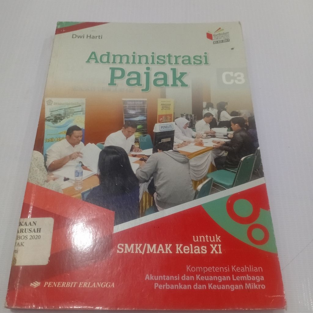 ADMINISTRASI PAJAK 11 SMA MAK KELAS XI KURIKULUM 2013