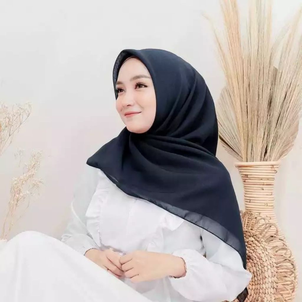 Jilbab Segi empat Paris Premium Anti Letoy