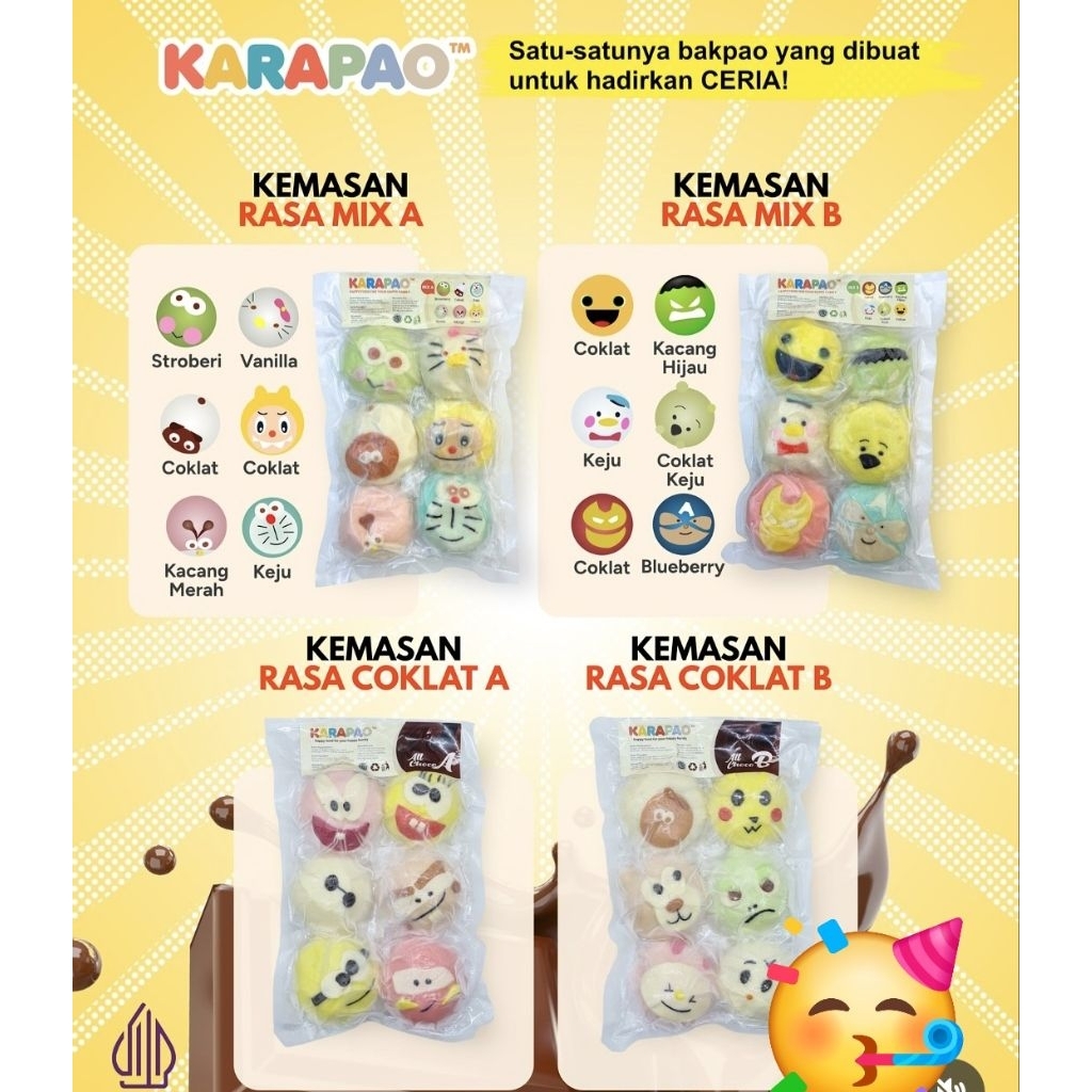 Bakpao karakter (karapao) Malang / pao karakter Malang