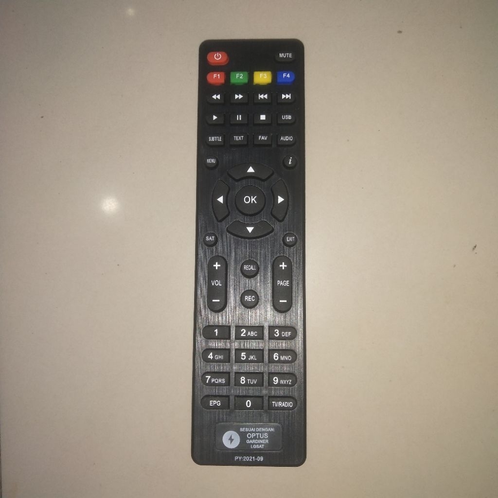 (BARU) REMOT TV LGSAT / REMOTE TV LG SAT / REMOT RECEIVER PARABOLA  / OPTUS  GARDINER LGSAT