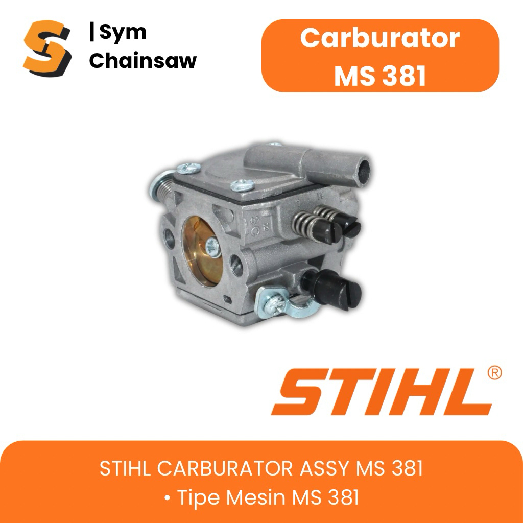 Carburator Mesin Chainsaw MS 381/38 Stihl.Karburator Mesin Senso/sinso MS 381/038 Stihl Original