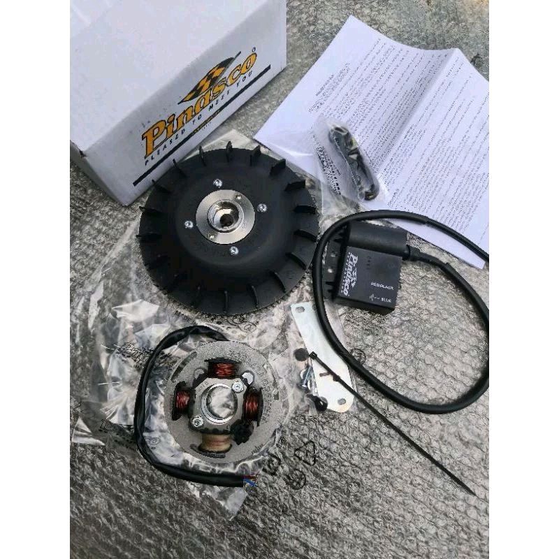 pengapian racing vespa px pxe Excel Spartan dll PINASCO ELECTRONIC electrical starter original made 
