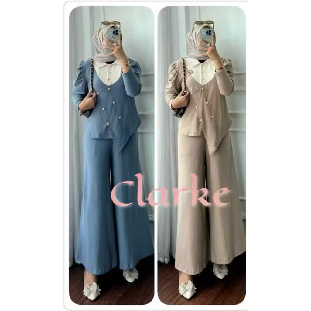 OOTD Onset Setelan celana wanita Kekinian