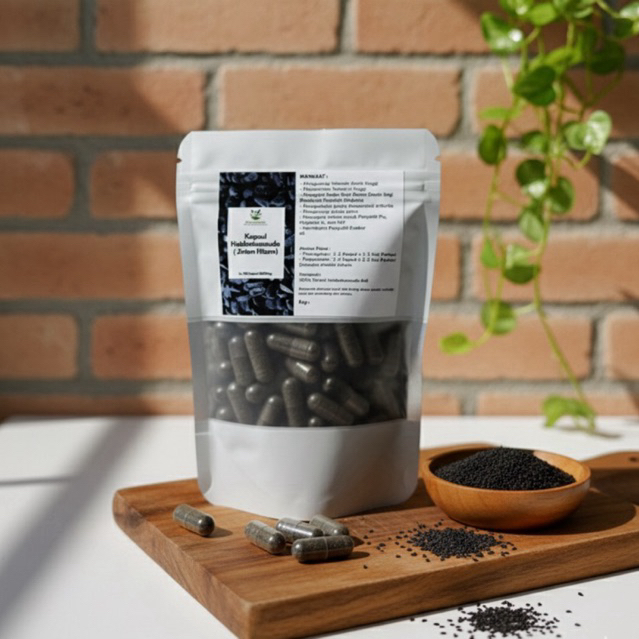 Kapsul Habbatussauda (Jinten Hitam) Isi 100 Asli