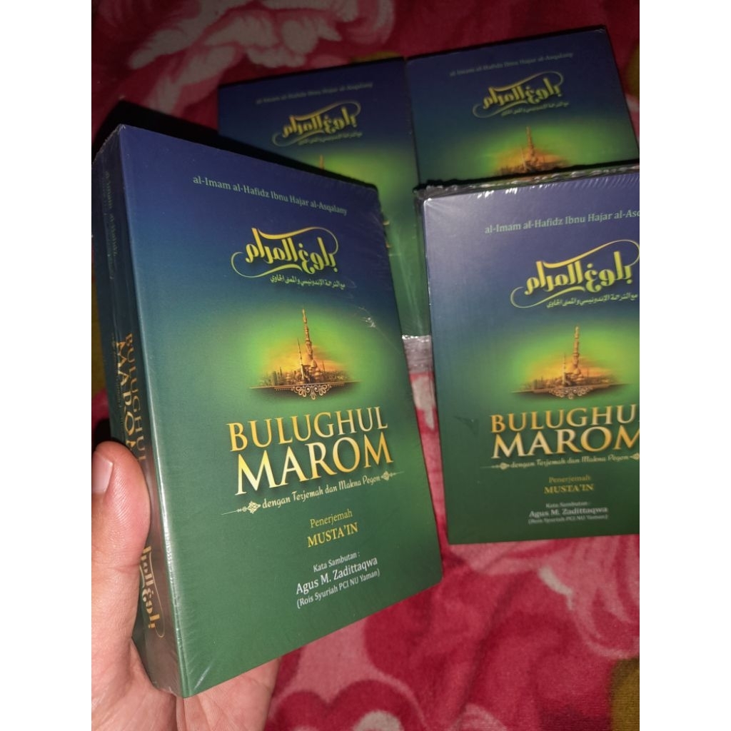 bulughul marom terjemah 3 bahasa [ORI & SEGEL] uk. saku bulugul maram makna pesantren terjemahan len