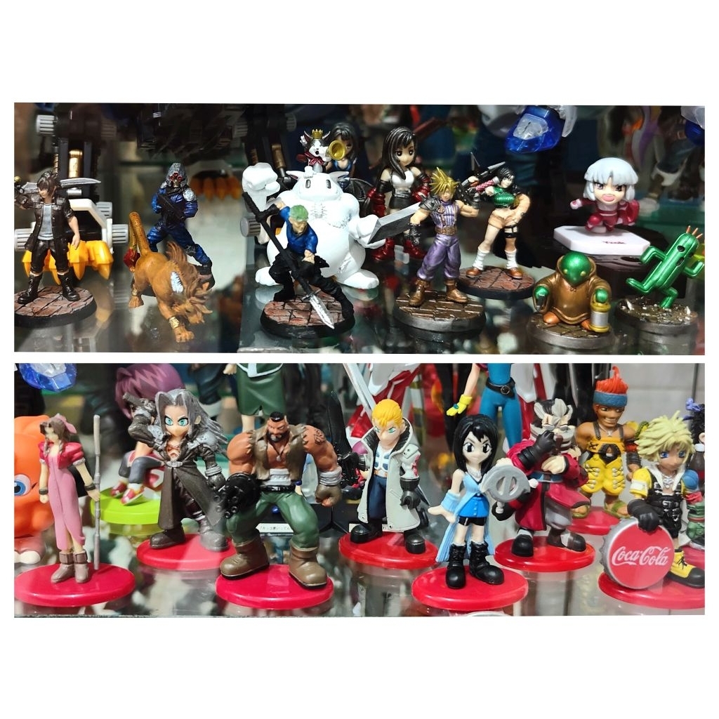 Figur Final Fantasy VII VIII X Tifa Aerith Squall Tidus Mix Rare – Mini Figure Ori / Repaint Like Ne