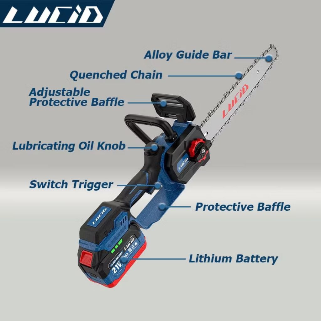 LUCID Brushless Chainsaw 12 Inch Slot LXT